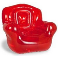 Inflatable Chair, Red 41"W x 38"H x 35"D
